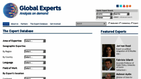 What Theglobalexperts.org website looked like in 2017 (6 years ago)