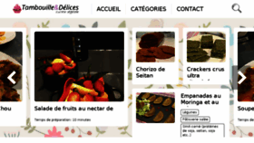 What Tambouilleetdelices.fr website looked like in 2017 (6 years ago)