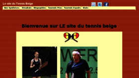 What Tennis-belge.be website looked like in 2017 (6 years ago)