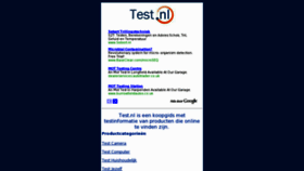 What Test.nl website looked like in 2011 (12 years ago)