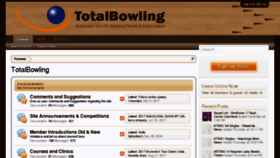What Totalbowling.com.au website looked like in 2017 (6 years ago)