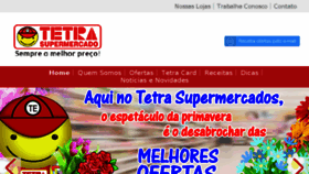 What Tetrasupermercado.com.br website looked like in 2017 (6 years ago)