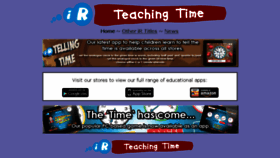 What Teachingtime.co.uk website looked like in 2017 (6 years ago)