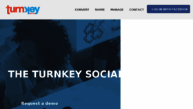 What Turnkeysocial.com website looked like in 2017 (6 years ago)