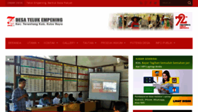What Telukempening.desa.id website looked like in 2017 (6 years ago)