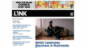 What Thelinknewspaper.ca website looked like in 2017 (7 years ago)