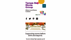 What Tampabaymomsgroup.com website looked like in 2017 (6 years ago)
