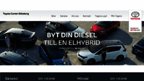 What Toyotagoteborg.se website looked like in 2017 (6 years ago)
