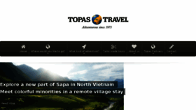 What Topastravel.vn website looked like in 2017 (6 years ago)