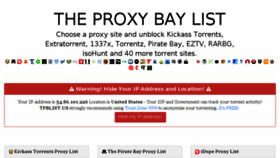 What Tpblist.xyz website looked like in 2017 (6 years ago)
