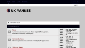What Talk.uk-yankee.com website looked like in 2017 (6 years ago)
