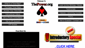 What Thepower.com website looked like in 2017 (6 years ago)
