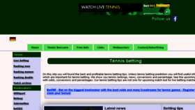 What Tennis-betting-guide.com website looked like in 2017 (6 years ago)