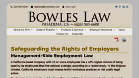 What Tbowleslaw.com website looked like in 2017 (6 years ago)