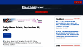 What Tollroadsnews.com website looked like in 2017 (6 years ago)