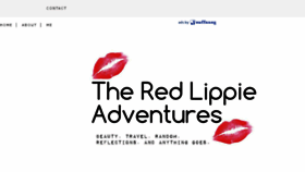 What Theredlippieadventures.com website looked like in 2017 (6 years ago)