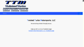 What Twistedturbos.com website looked like in 2017 (6 years ago)