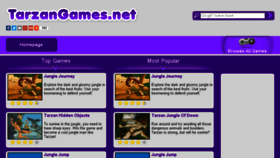 What Tarzangames.net website looked like in 2017 (6 years ago)