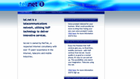 What Tel.net website looked like in 2017 (6 years ago)