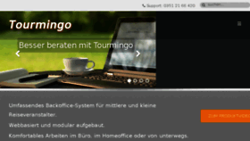What Tourmingo.de website looked like in 2017 (6 years ago)