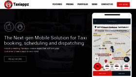 What Taxiappz.com website looked like in 2017 (9 years ago)