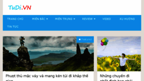 What Tudi.vn website looked like in 2017 (6 years ago)