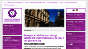 What Tecieszyn.pl website looked like in 2017 (6 years ago)