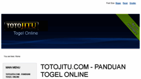 What Totojitu.info website looked like in 2017 (6 years ago)