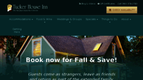 What Tuckerhouse.com website looked like in 2017 (6 years ago)