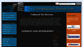What Tire-reviews-online.com website looked like in 2017 (6 years ago)