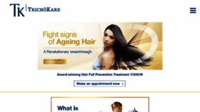 What Tk-hair.com website looked like in 2017 (6 years ago)
