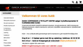 What Trykluftshop.dk website looked like in 2017 (6 years ago)
