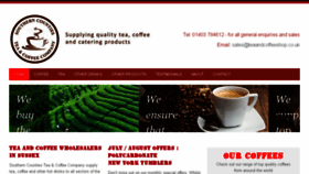 What Teaandcoffeeshop.co.uk website looked like in 2017 (6 years ago)