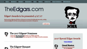 What Theedgars.com website looked like in 2017 (6 years ago)