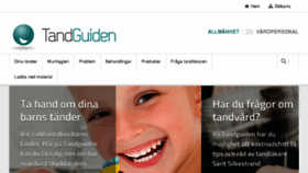 What Tandguiden.se website looked like in 2017 (6 years ago)
