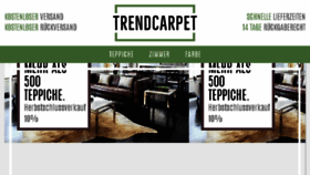 What Trendcarpet-kuhfell.de website looked like in 2017 (6 years ago)