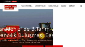What Tarimfuarisamsun.com website looked like in 2017 (6 years ago)