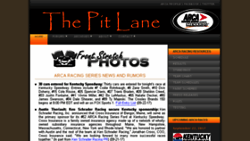What Thepitlane.org website looked like in 2017 (6 years ago)