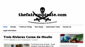 What Thefatrumpirate.com website looked like in 2017 (6 years ago)
