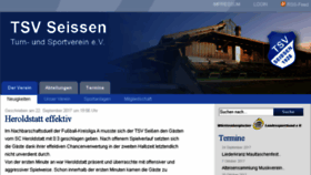 What Tsv-seissen.de website looked like in 2017 (6 years ago)