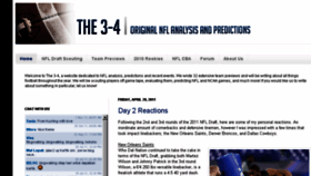 What The3-4.com website looked like in 2017 (6 years ago)