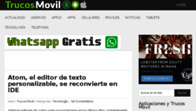 What Trucosmovil.com website looked like in 2017 (6 years ago)