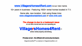 What Thevillages4rent.com website looked like in 2017 (6 years ago)