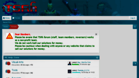What Tsrh.ws website looked like in 2017 (7 years ago)