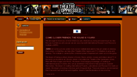 What Theatreoftheoppressed.org website looked like in 2017 (6 years ago)