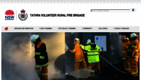 What Tathrafirebrigade.org.au website looked like in 2017 (6 years ago)