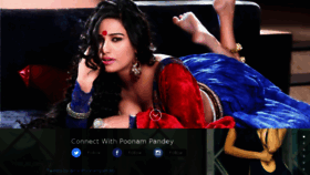 What Thepoonampandey.com website looked like in 2017 (6 years ago)