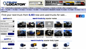 What Trucklocator.co.uk website looked like in 2017 (6 years ago)