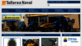 What Talleresnaval.com website looked like in 2017 (6 years ago)