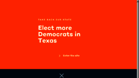 What Txdemocrats.org website looked like in 2017 (6 years ago)